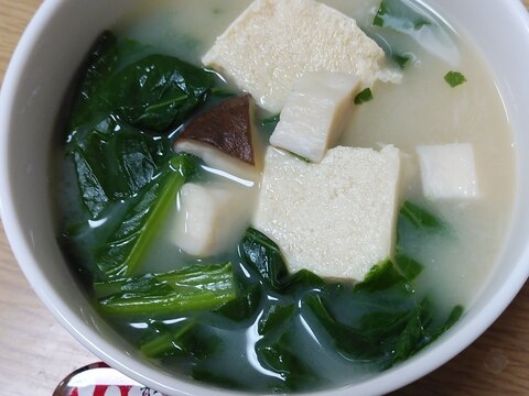 高野豆腐の白湯スープ